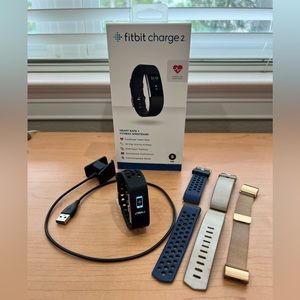 Fitbit Charge 2 with Bands and Charger